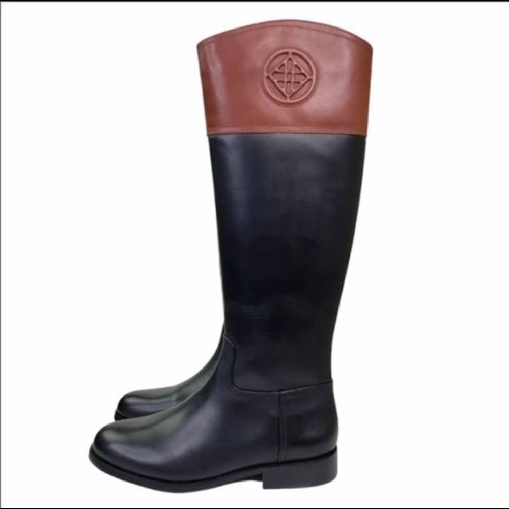 Antonio Melani Tall Genuine Leather Riding Boots - Picture 4 of 13